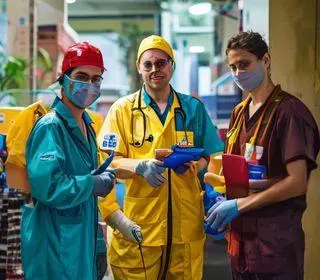 funcionários da saúde de São Bernardo