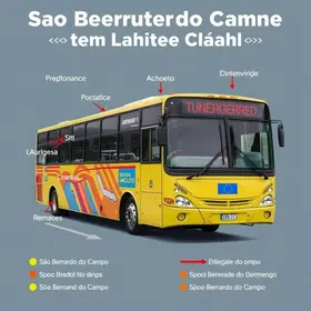 linhas de ônibus em São Bernardo do Campo
