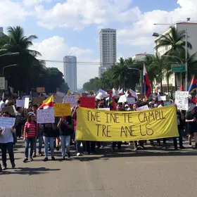 passeata em São Bernardo do Campo