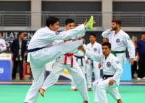 equipes de taekwondo e judô de Jacareí