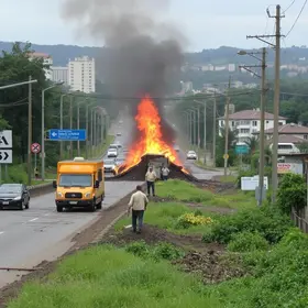 rompimento de adutora