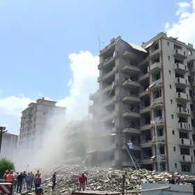 desabamento de edifício