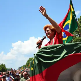 1º ato de campanha de Lula