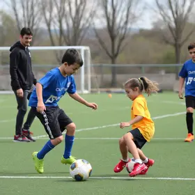 escola de futsal para crianças e jovens com Down