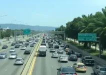 trânsito intenso na Rodovia dos Imigrantes